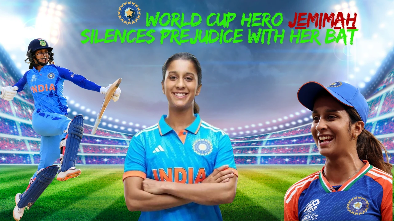 World Cup hero Jemimah silences prejudice with her bat