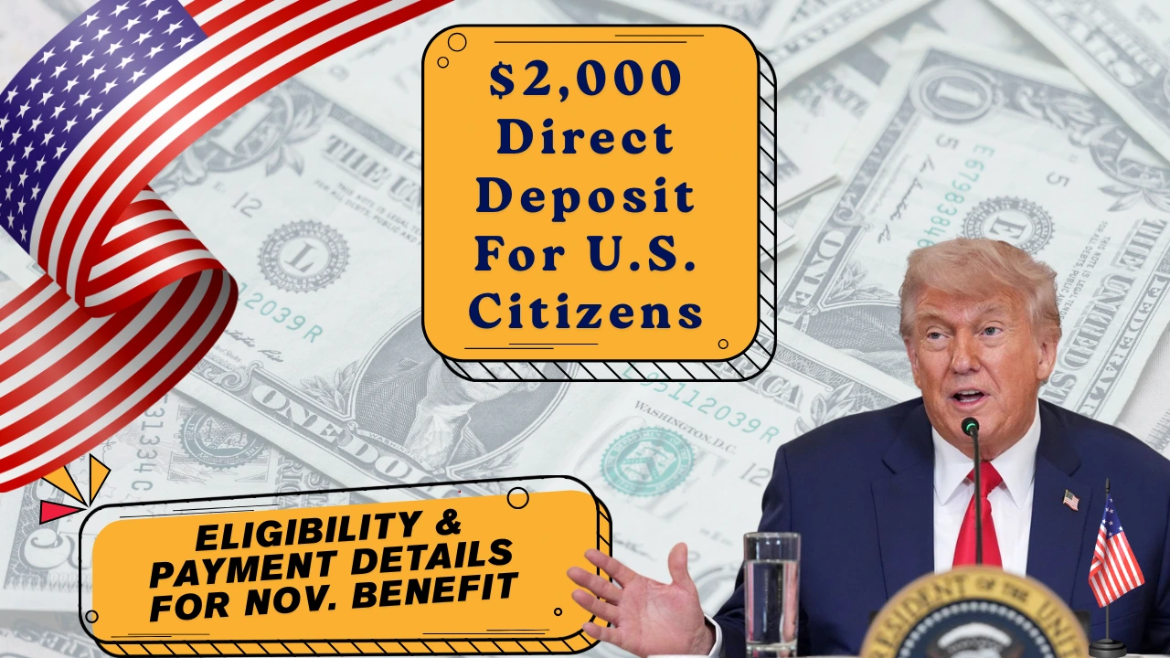 2,000 Direct Deposit For U.S. Citizens