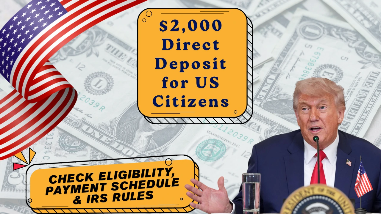2,000 Direct Deposit for US Citizens
