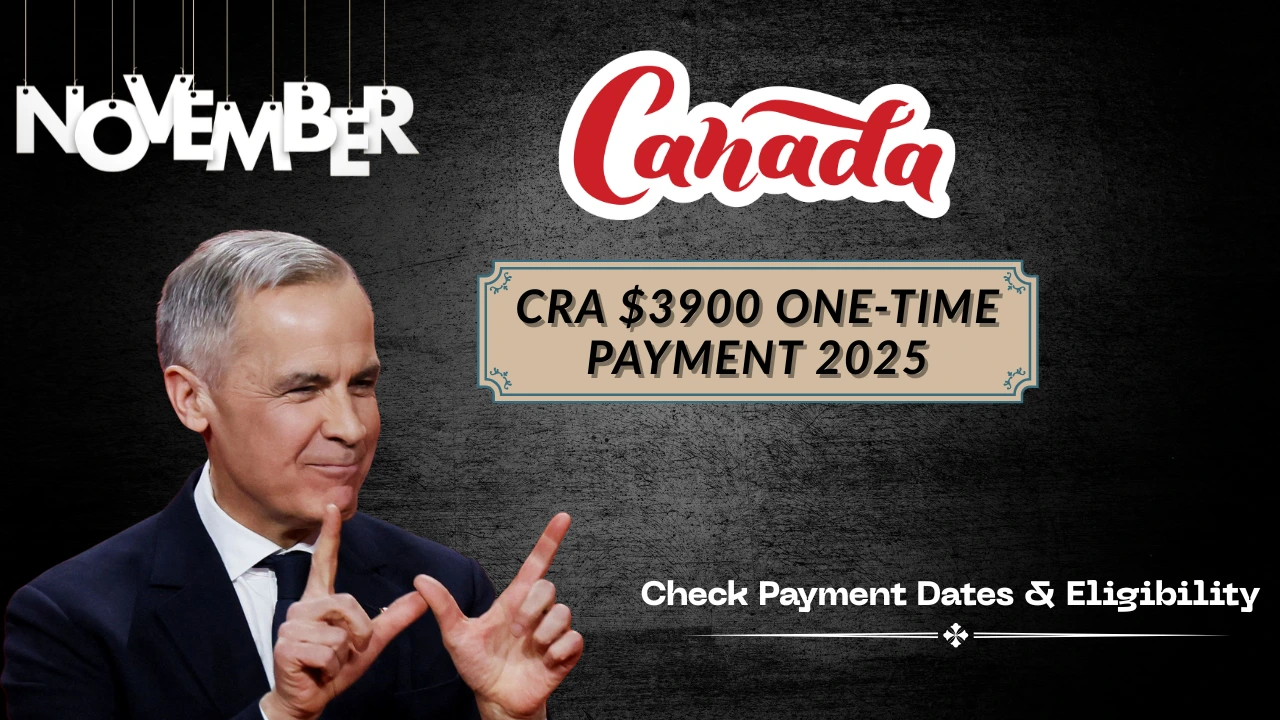 CRA 3900 One-Time Payment 2025