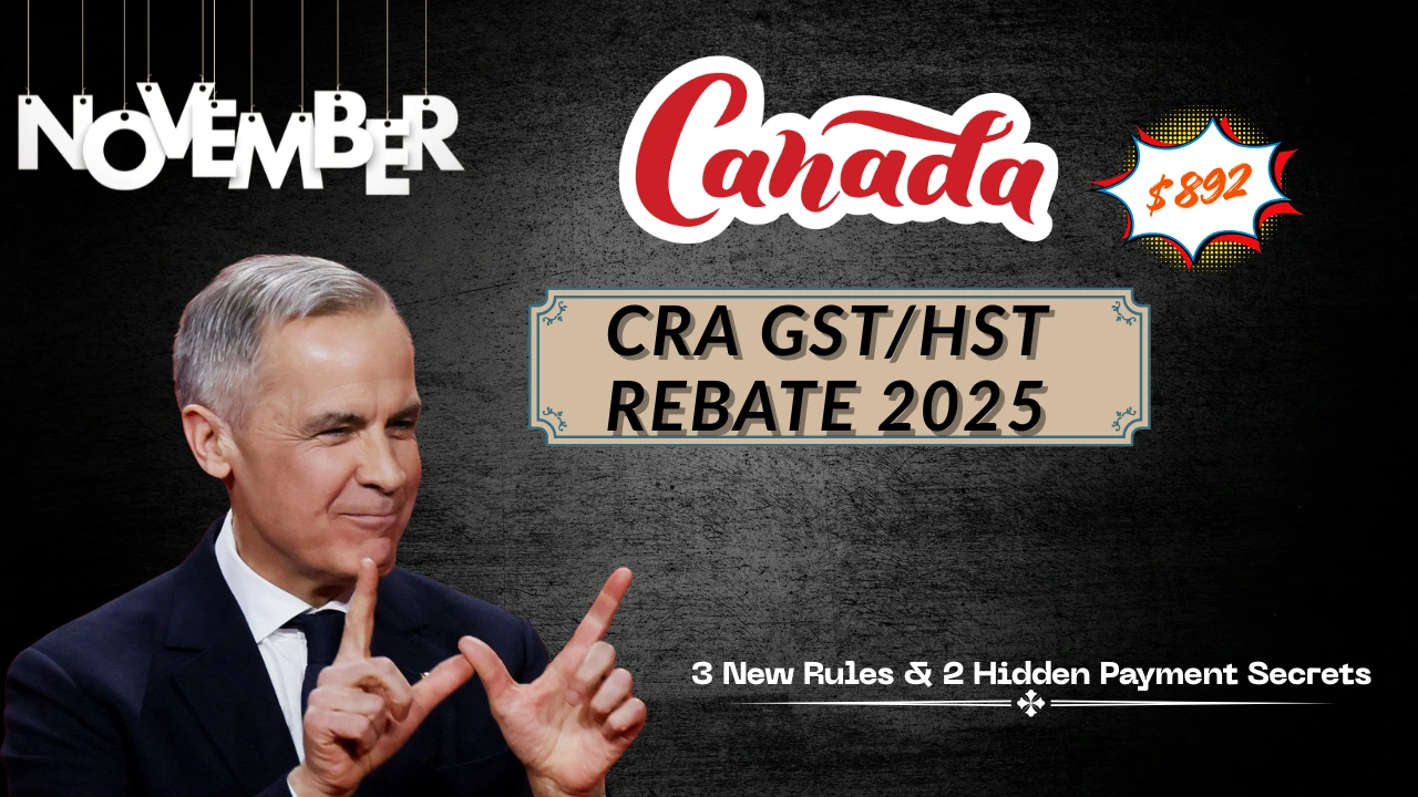 CRA GSTHST Rebate 2025