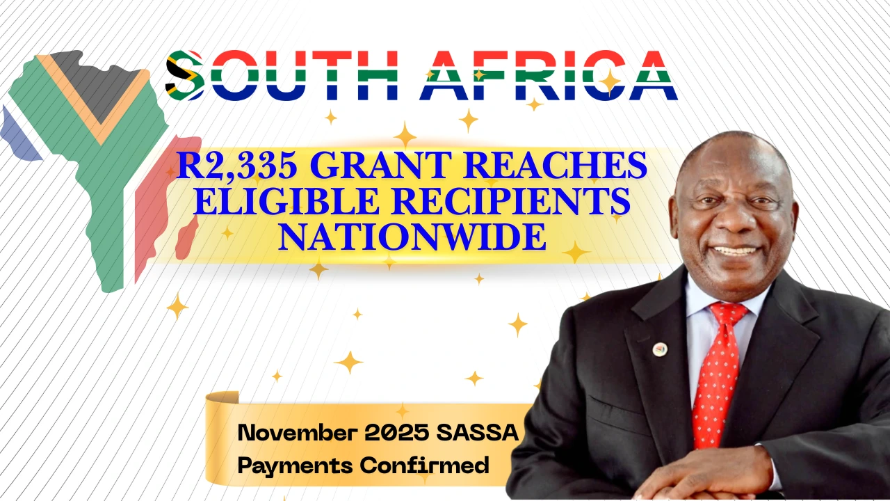 R2,335 Grant Reaches Eligible Recipients Nationwide