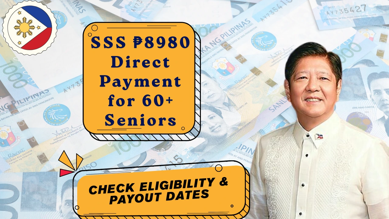 SSS ₱8980 Direct Payment for 60 Seniors