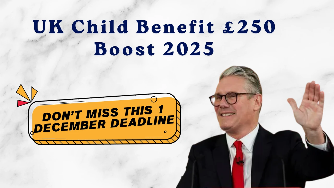 UK Child Benefit £250 Boost