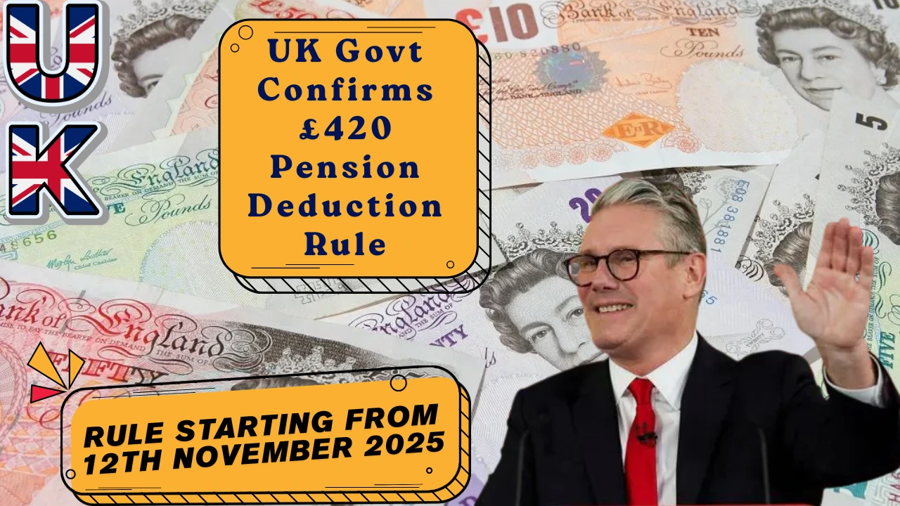 UK Govt Confirms £420 Pension Deduction Rule